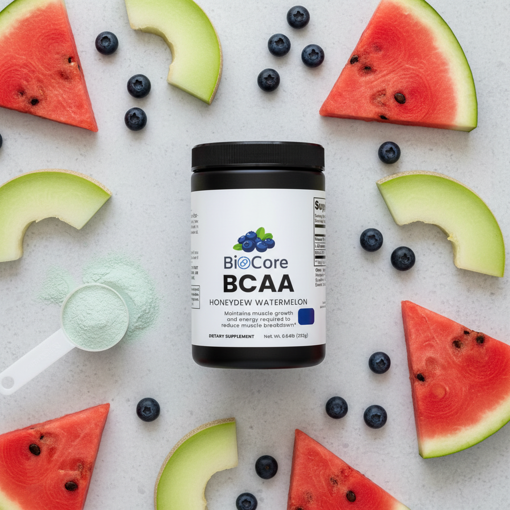 BCAA Flat Lay
