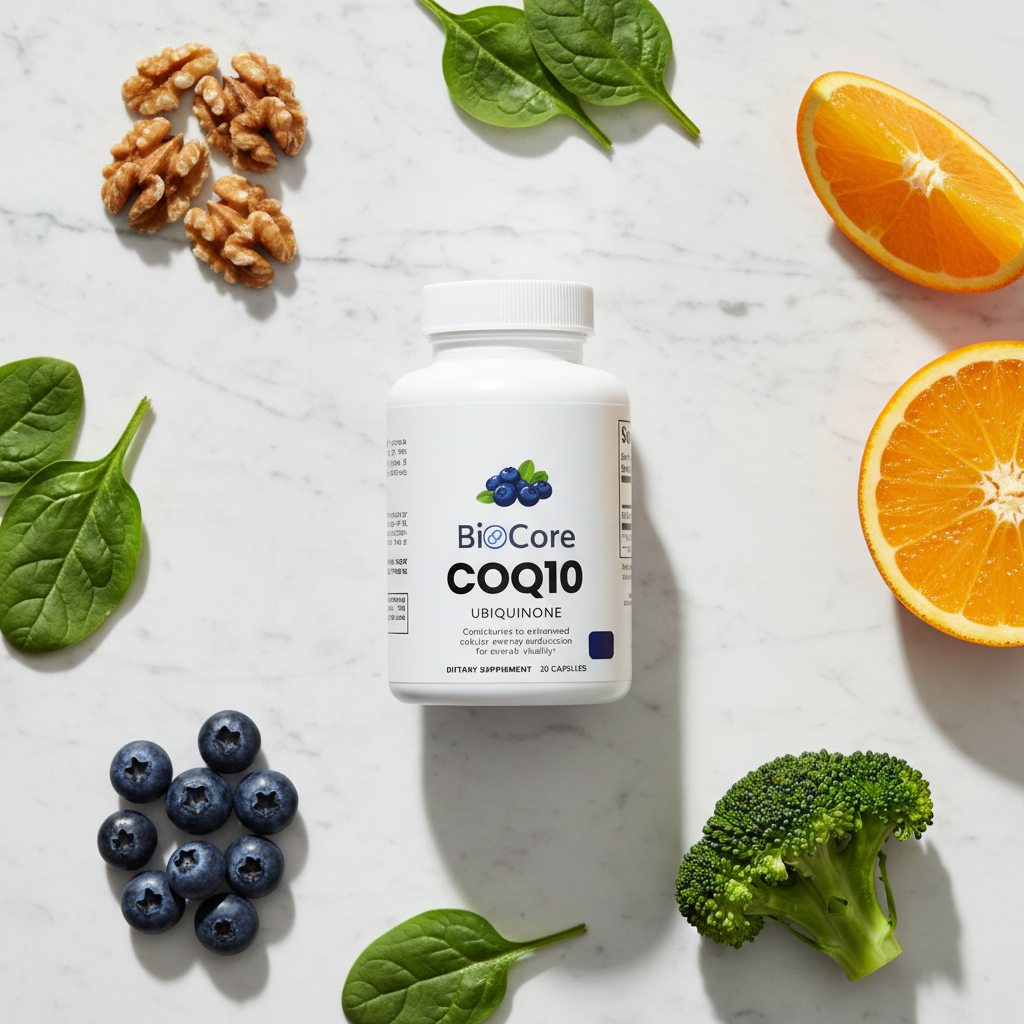 COQ10 Flat Lay