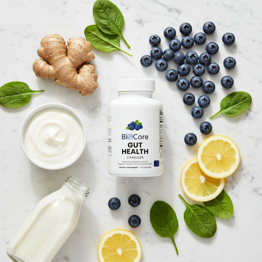 Gut Health Flat Lay