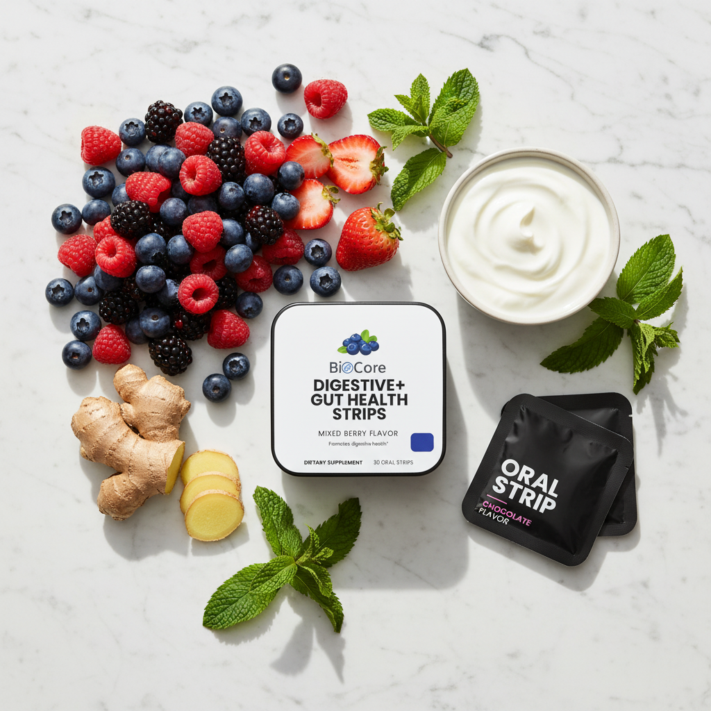 Gut Health Flat Lay