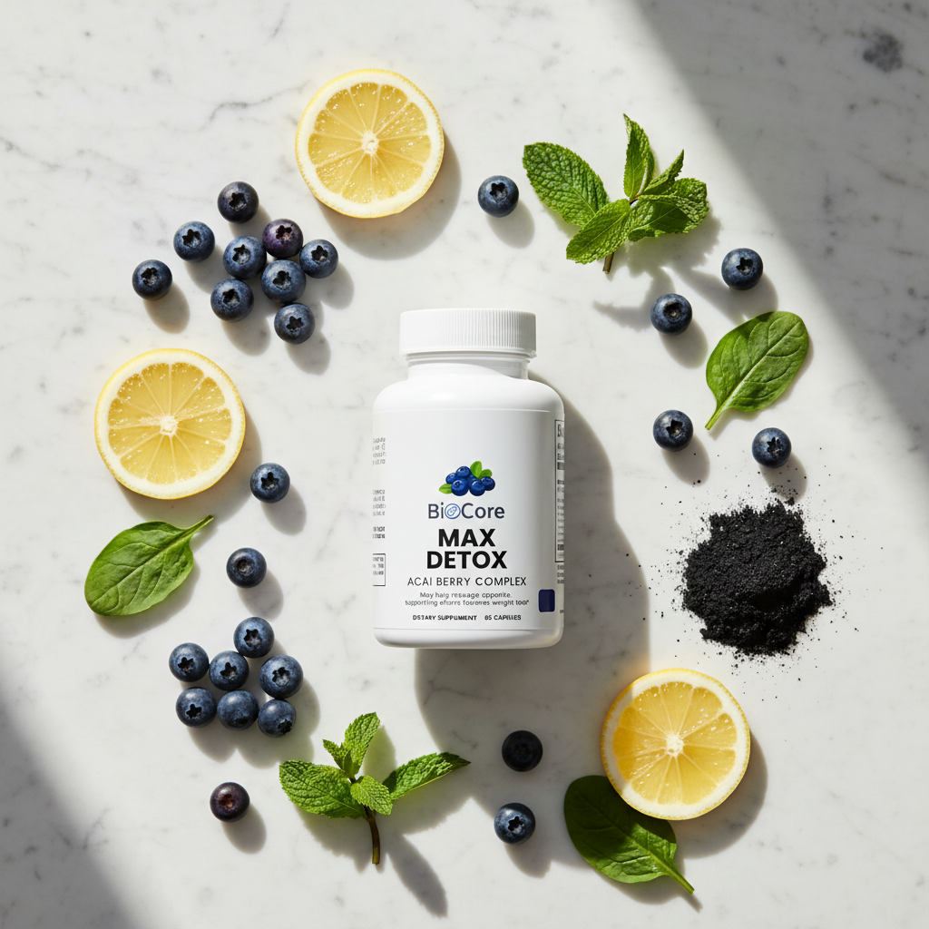 Max Detox Flat Lay