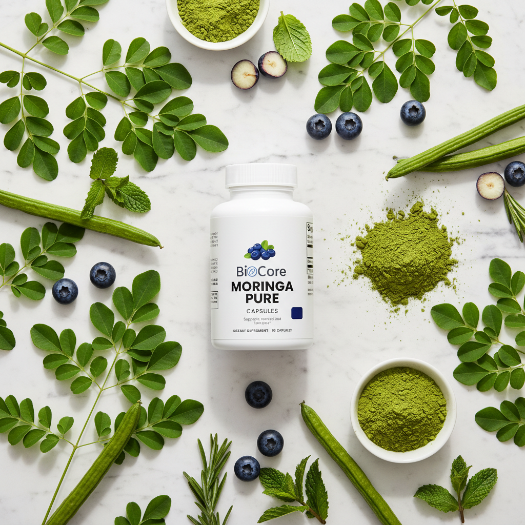 Moringa Flat Lay